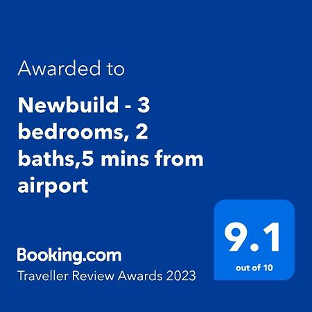 Newbuild - 3 Bedrooms, 2 Baths,5 Mins From Airport EDI Exterior foto
