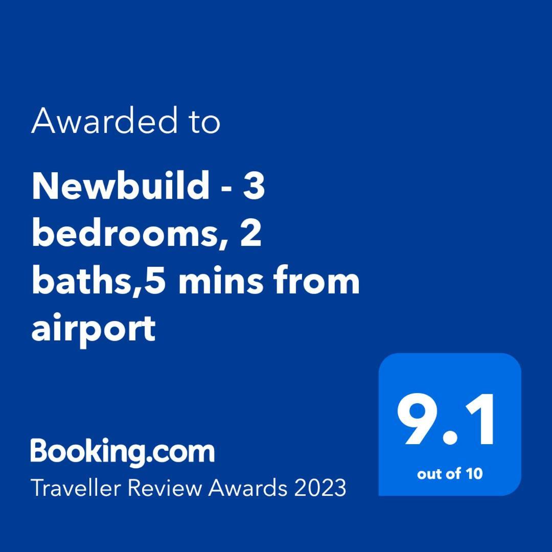Newbuild - 3 Bedrooms, 2 Baths,5 Mins From Airport EDI Exterior foto